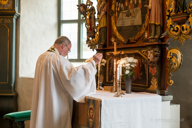 Bröllop vigsel Kållereds gamla medeltids kyrka