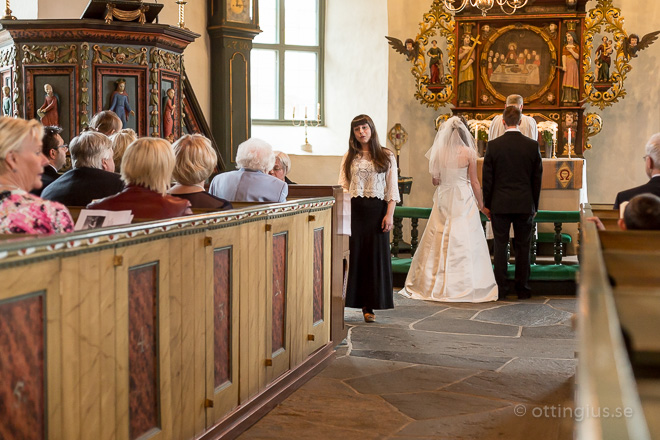 Bröllop vigsel Kållereds gamla medeltids kyrka