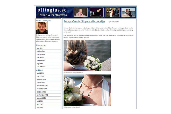 Bröllopfotograf porträttfotograf Göteborg