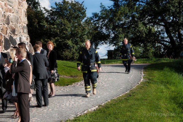 Avbruten bröllopsfest på Skansen Kronan när brandlarmet går i köket