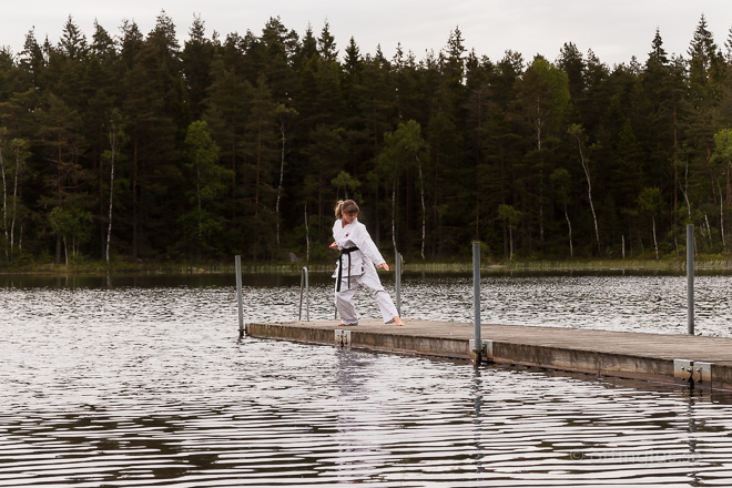 Modellfotografering och ju-jutsu bilder Göteborg