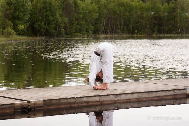 Modellfotografering och budo jujutsun