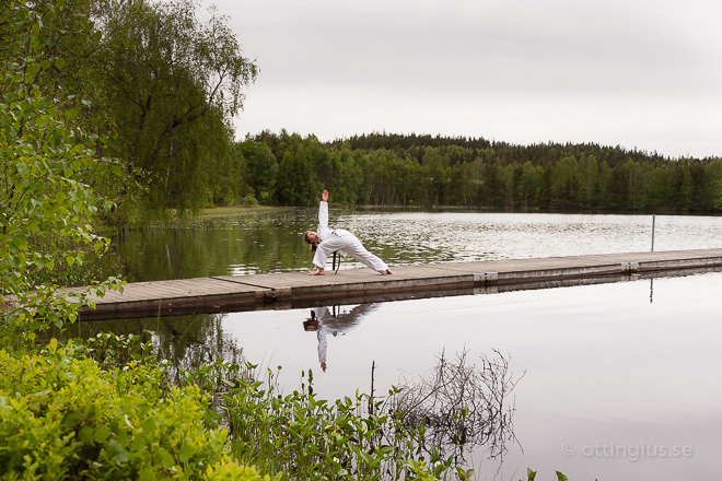 Modellfotografering och ju-jutsu bilder